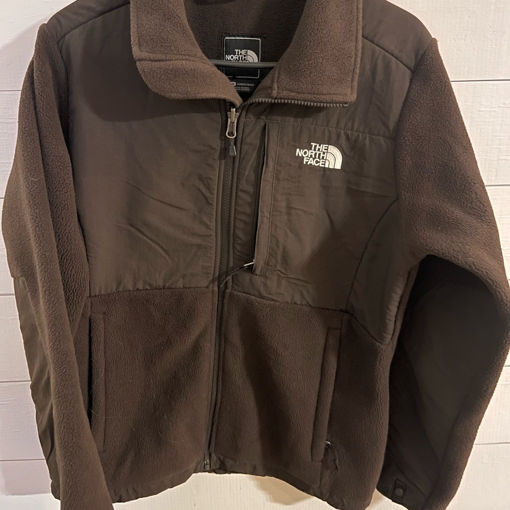 The North Face Brown Performance Jacket with Fleece and Reinforced Panels